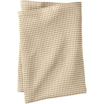 Lands' End Organic Cotton Waffle Blanket