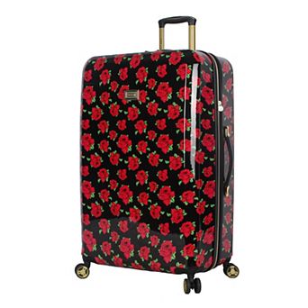 Betsey Johnson Covered Roses Hardside Spinner Luggage