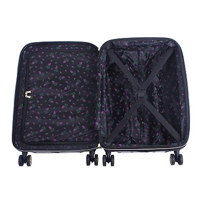 Betsey Johnson Covered Roses Hardside Spinner Luggage