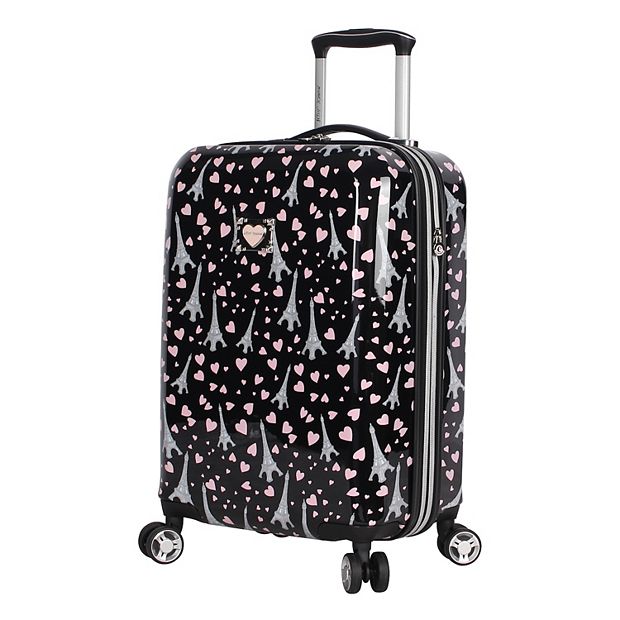 Betsey Johnson Paris Love Softside Spinner Luggage