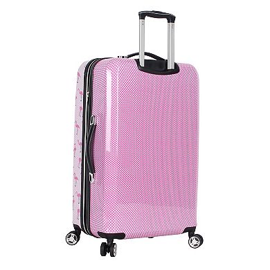 Betsey Johnson Flamingo Strut Hardside Spinner Luggage