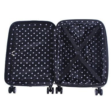 Betsey Johnson Skull Party Hardside Spinner Luggage