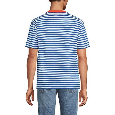 Men's Lands' End Short Sleeve Super-T Crew Relaxed Fit Tee