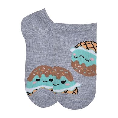 Girls 6-Pk. Squish Sweet Snack No-Show Socks