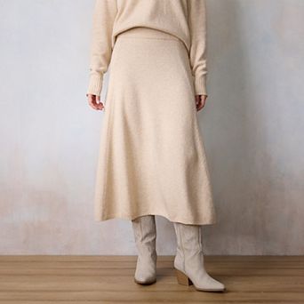 Women's LC Lauren Conrad Midi A-Line Sweater Skirt