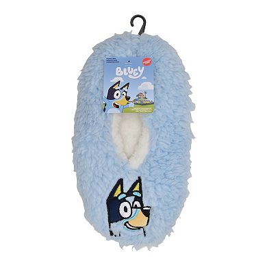 Girls Bluey Cozy Snuggle Toe Slippers