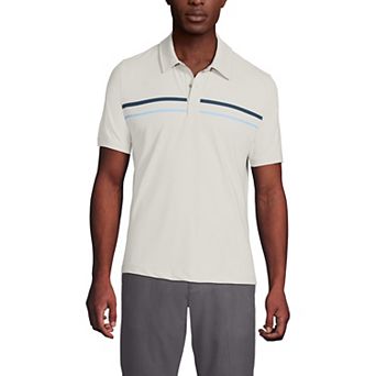 Men's Lands' End Short Sleeve Performance Snap Polo