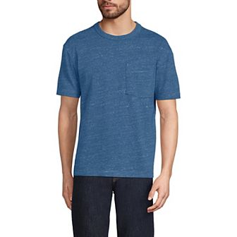 Men's Lands' End Short Sleeve Relaxed Heavy Weight Tee