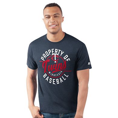 Men's Starter Navy Minnesota Twins Prime Time Property Of T-Shirt