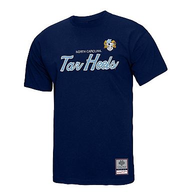 Men's Mitchell & Ness Navy North Carolina Tar Heels Elite Script T-Shirt