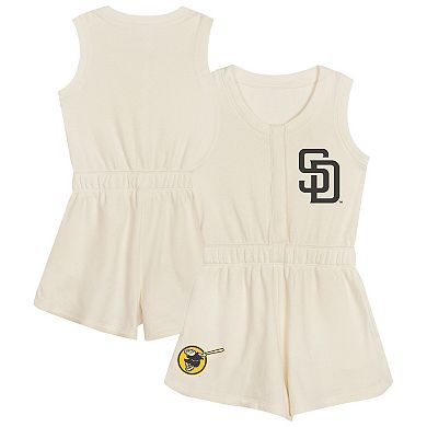 Toddler Cream San Diego Padres Power Tank Romper