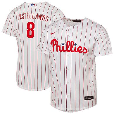 Youth Nike Nick Castellanos White Philadelphia Phillies Home Replica Player Jersey