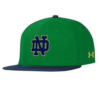 Men's Under Armour Green Notre Dame Fighting Irish Baseball Fitted Hat