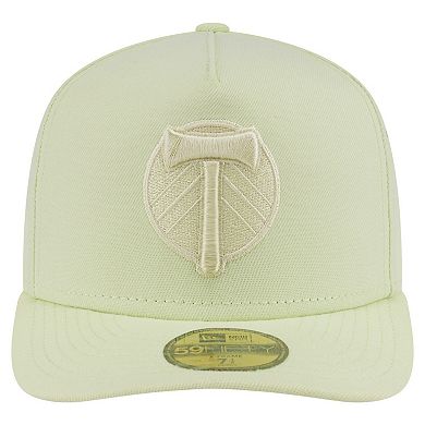 Men's New Era Green Portland Timbers Color Pack A-Frame 59FIFTY Fitted Hat