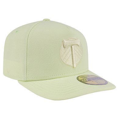 Men's New Era Green Portland Timbers Color Pack A-Frame 59FIFTY Fitted Hat