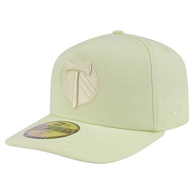 Men's New Era Green Portland Timbers Color Pack A-Frame 59FIFTY Fitted Hat