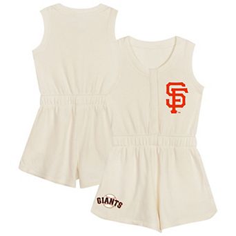 Toddler Cream San Francisco Giants Power Tank Romper