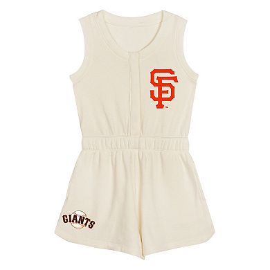 Toddler Cream San Francisco Giants Power Tank Romper