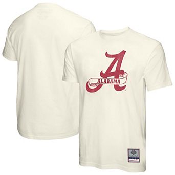 Men's Mitchell & Ness Cream Alabama Crimson Tide Vintage Tone T-Shirt