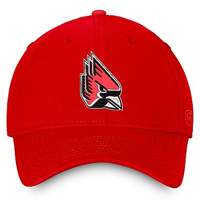 Men's Top of the World Cardinal Ball State Cardinals Reflex Performance Flex Hat