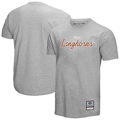 Men's Mitchell & Ness Gray Texas Longhorns Elite Script T-Shirt