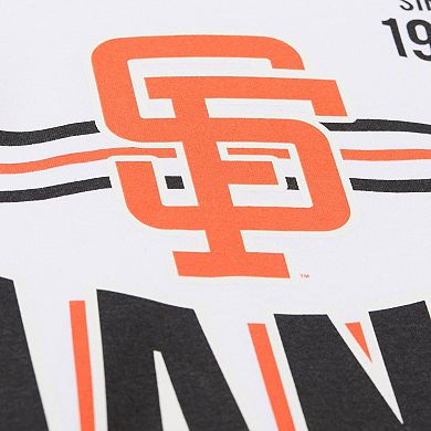 Men's Mitchell & Ness White San Francisco Giants Cooperstown Collection Team Origins Premium T-Shirt