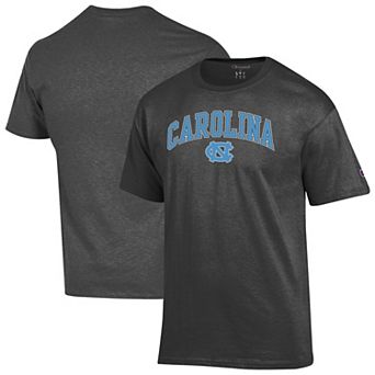 Men's Champion Charcoal North Carolina Tar Heels Arch Over Logo T-Shirt