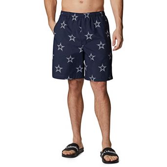 Men's Columbia Navy Dallas Cowboys Backcast III Printed Shorts