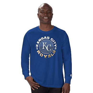 Men's Starter Royal Kansas City Royals Halftime Long Sleeve T-Shirt