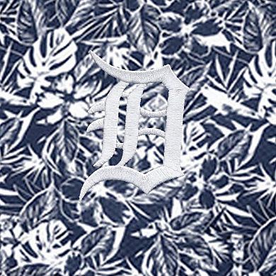 Men's Antigua Navy Detroit Tigers Resort Button-Up Shirt