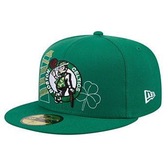 Men's New Era Kelly Green Boston Celtics State Stitch 59FIFTY Fitted Hat