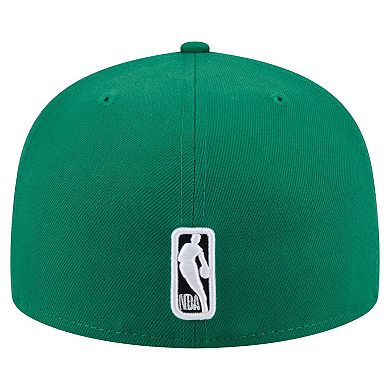 Men's New Era Kelly Green Boston Celtics State Stitch 59FIFTY Fitted Hat