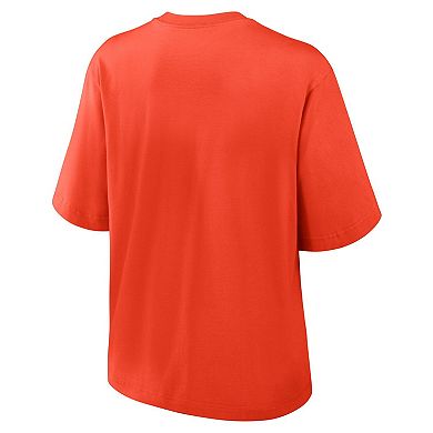 Women's Nike Orange Cincinnati Bengals Arch Boxy T-Shirt