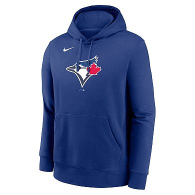 Men's Nike Royal Toronto Blue Jays Logo Club Fleece Pullover Hoodie