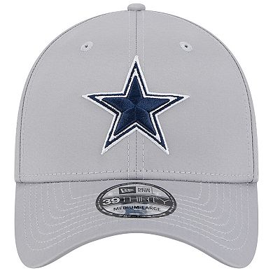 Men's New Era Gray Dallas Cowboys Active 39THIRTY Flex Hat