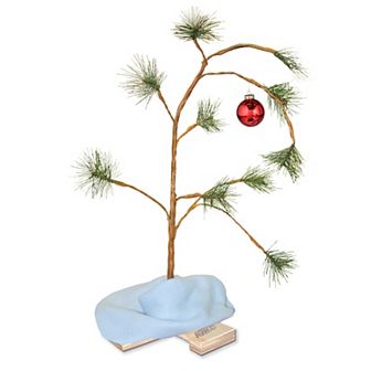 Peanuts Charlie Brown Christmas 24 in Tree with Linus' Blanket