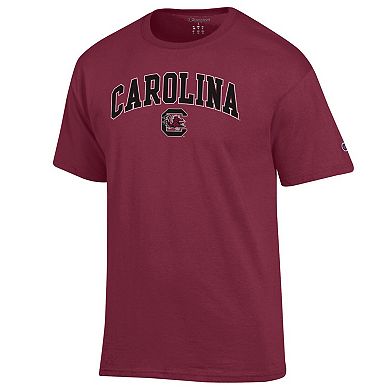 Men's Champion Garnet South Carolina Gamecocks Arch Over Logo T-Shirt