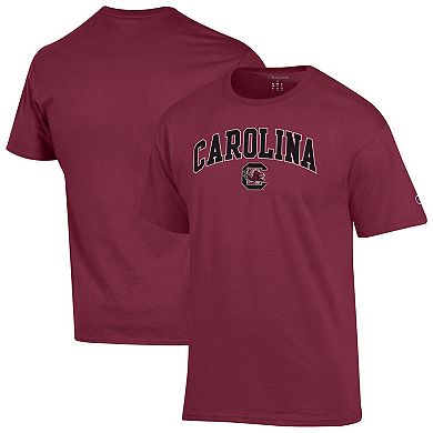 Men's Champion Garnet South Carolina Gamecocks Arch Over Logo T-Shirt