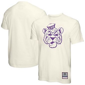 Men's Mitchell & Ness Cream LSU Tigers Vintage Tone T-Shirt