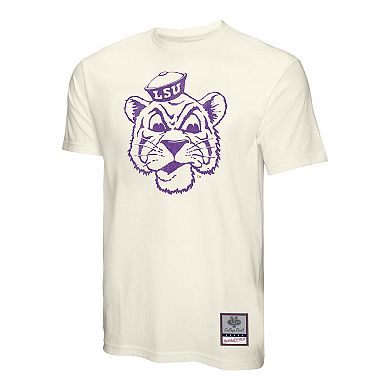 Men's Mitchell & Ness Cream LSU Tigers Vintage Tone T-Shirt