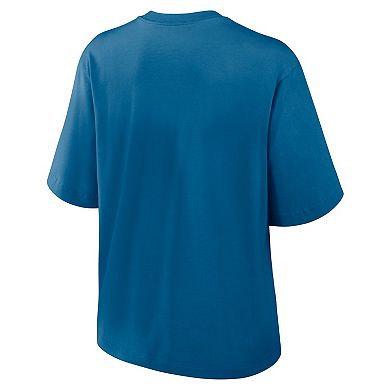 Women's Nike Blue Seattle Seahawks Arch Boxy T-Shirt