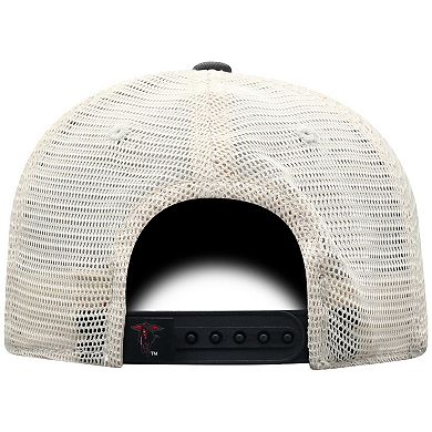 Men's Top of the World Black/Red Texas Tech Red Raiders Off-Road Adjustable Hat