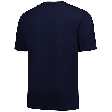 Men's Profile Navy Detroit Tigers Big & Tall Primary Logo T-Shirt