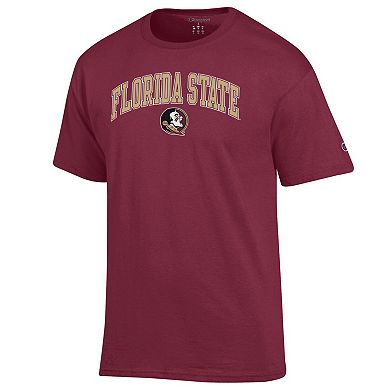 Men's Champion Garnet Florida State Seminoles Arch Over Logo T-Shirt