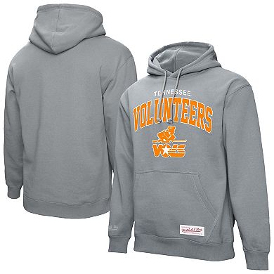 Men's Mitchell & Ness Heather Gray Tennessee Volunteers Classic Arch Pullover Hoodie
