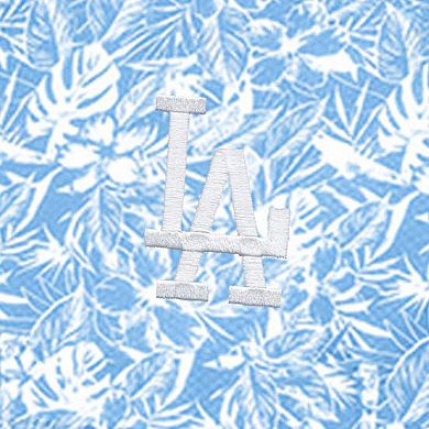 Men's Antigua Powder Blue Los Angeles Dodgers Resort Button-Up Shirt