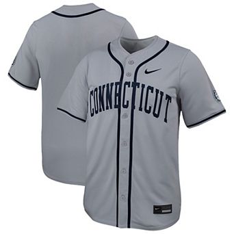Men's Nike Gray UConn Huskies Limited Baseball Jersey