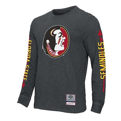 Men's Mitchell & Ness Charcoal Florida State Seminoles Team Pride Long Sleeve T-Shirt