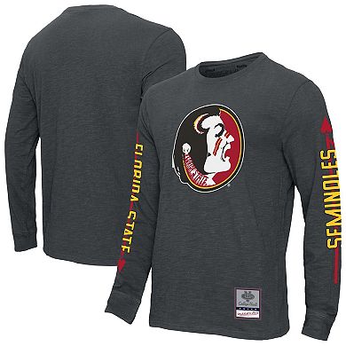Men's Mitchell & Ness Charcoal Florida State Seminoles Team Pride Long Sleeve T-Shirt