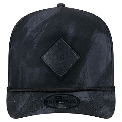 Men's New Era Black LAFC Golfer Snapback Hat